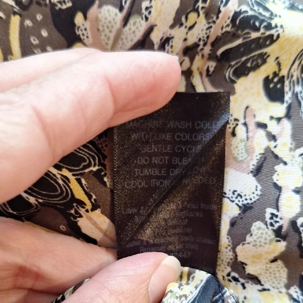 Patterson J. Kincaid Lightweight Multicolor Blouse Small
